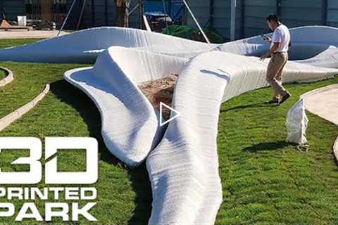World’s First 3D Concrete Printed Public Park