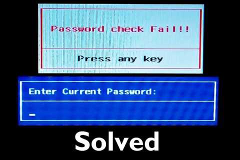 Tips For Resolving Cases When The BIOS Is Password Protected – High Five Fixer