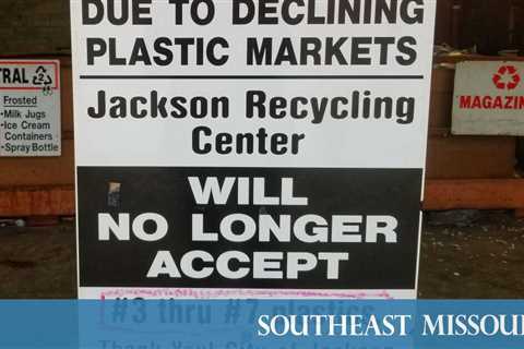 Resident News: Cape, Jackson limitation plastics recycling since of market collapse (1/25/22)