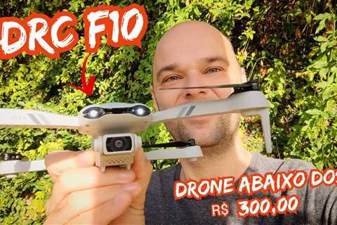 Primeiro Voo Drone 4DRC F10 || Review || Unboxing || Calibração || Drone Barato para iniciantes