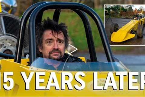 Richard Hammond gets back into the car that nearly killed him