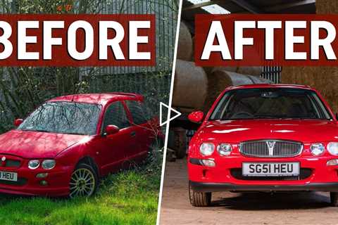 My abandoned first car has been fully restored! | Rover 25 restoration