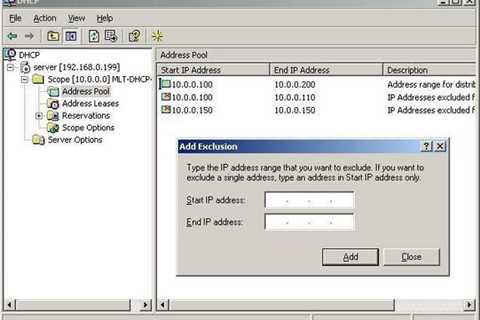 Troubleshooting Tips For Configuring A DHCP Server In Windows 2003