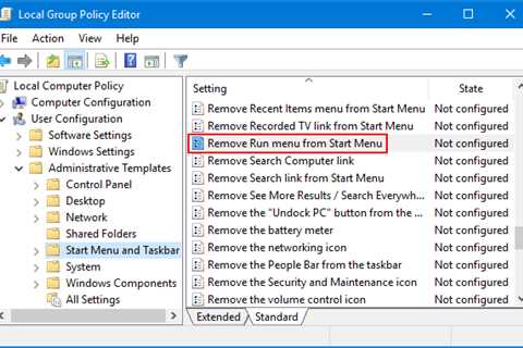 Can’t Remove Admin Tools From Gpo 2008 Start Menu?