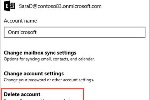 How To Fix Email Deletion Error In Windows Mail