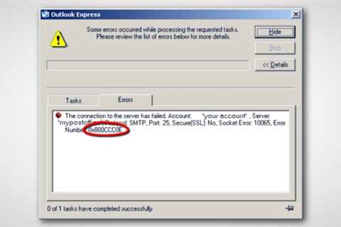 Solutions For Error Number 0x8000ccc0e