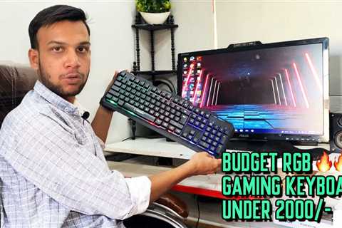 K61 RGB Gaming Keyboard Unboxing & Review || Best Budget RBG Gaming Keyboard under 2000 in Pakistan