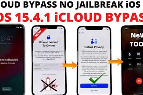 iOS 15.4.1 iCloud Bypass WithOut Jailbreak / April 2022 New Tool / iPhone 6s To iPhone X Apple iD 🔓