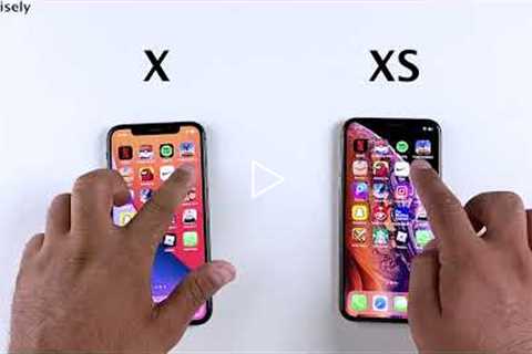 iPhone X vs iPhone XS in 2021? Speed Test & Ram Management