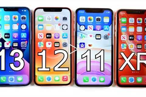 iPhone 13 vs 12 vs 11 vs XR!