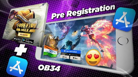 ? Finally Free Fire Pre Registration For iOS /ipad? | Download free fire ob34 in iPhone