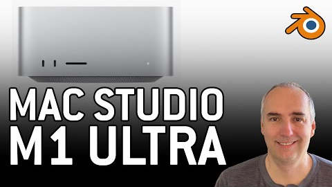 Mac Studio Ultra simulations in Blender