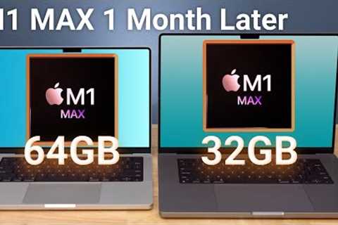 MacBook Pro M1 MAX Review! 1 Month Later 14 and 16!