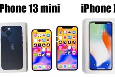 iPhone 13 mini vs iPhone X SPEED TEST