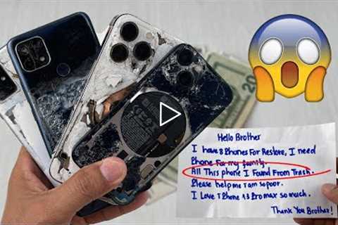 🤔How i Restore Abandoned iPhone 13 pro and iPhone13 mini For  Poor fan😴