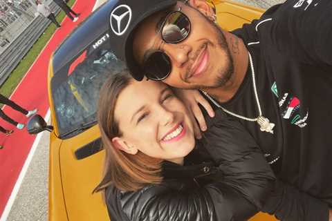  Stranger Things Star Millie Bobby Brown Recalls ‘Very Terrifying’ Experience With Lewis Hamilton..