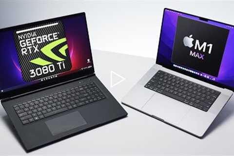 Can the M1 Max MacBook BEAT an Intel/RTX 3080Ti Laptop?