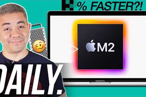 Apple's M2 MacBook Benchmarks are ON FIRE!! & more