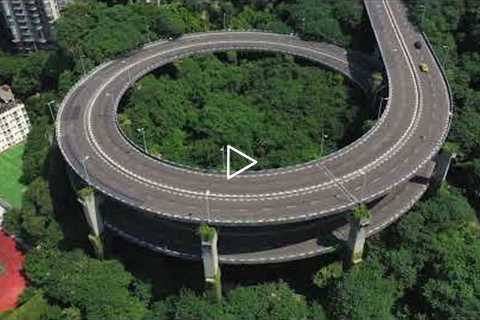 Aerial Photography Bridge Capital Chongqing Rongqiao Overpass【Curious China】