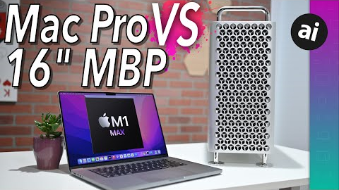 Mac Pro VS 16 Macbook Pro M1 Max! HOLY SMOKES!