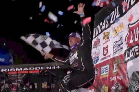 Chris Madden Charges To Thursday Lucas Oil Late Model Win At Deer Creek