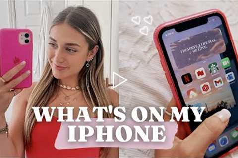 what's on my iphone | simple organization & fave widgets !!