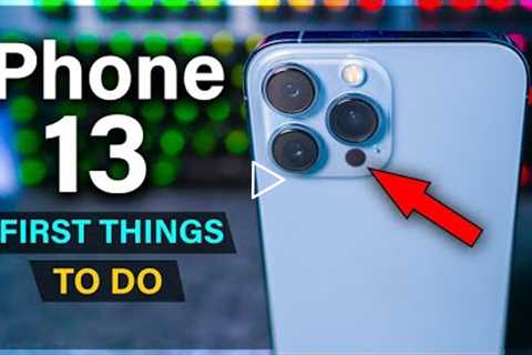 iPhone 13 - First 13 Things to do ( Tips & Tricks )