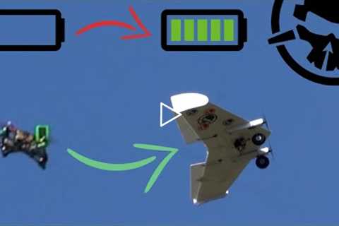 Recharging a Drone IN MIDAIR!! (Landing on a Refueling Plane)