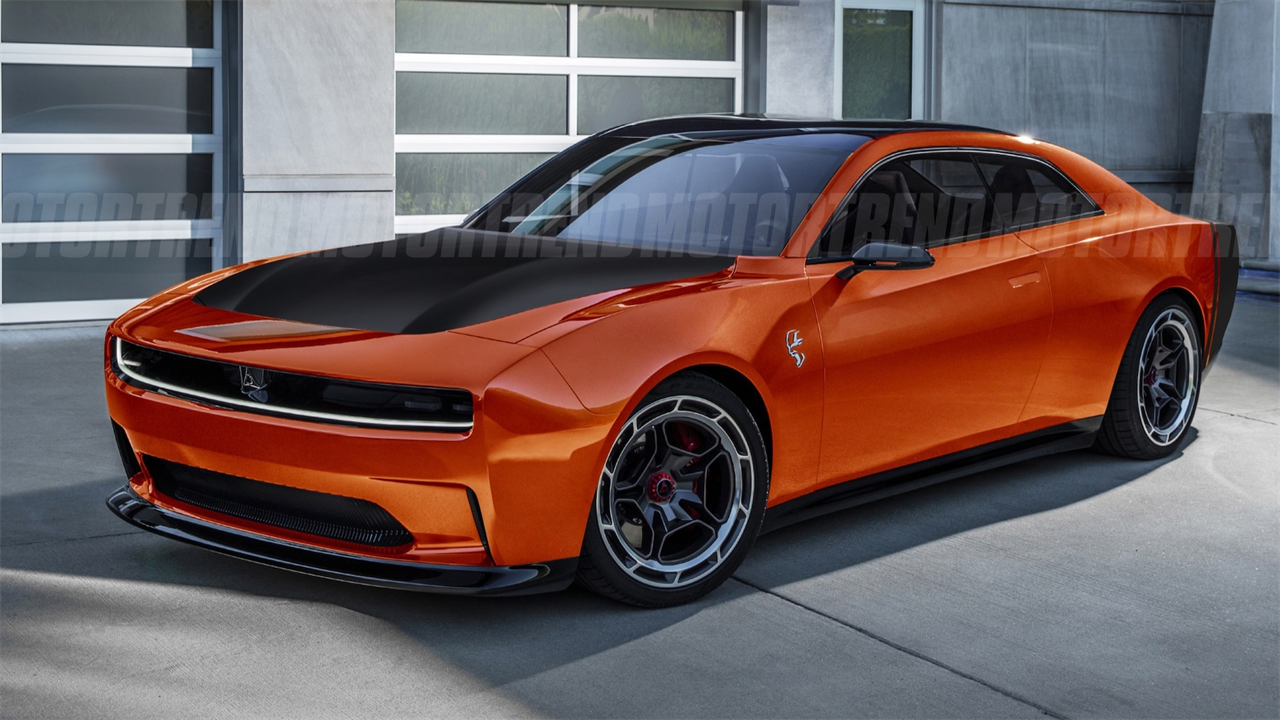The Dodge Charger Daytona EV Looks Badass in Retro Colors