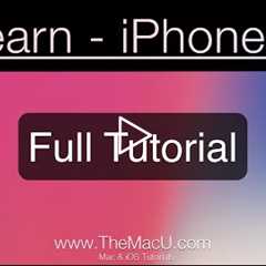 iPhone X (XS) (XR) - Full Tutorial
