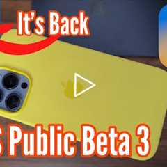 iOS 16 Public Beta 3 Out Now | All The New Features |