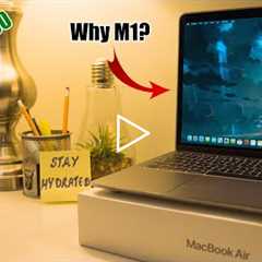 Apple M1 MacBook Air (space grey) Unboxing in 2022 I Cool Case