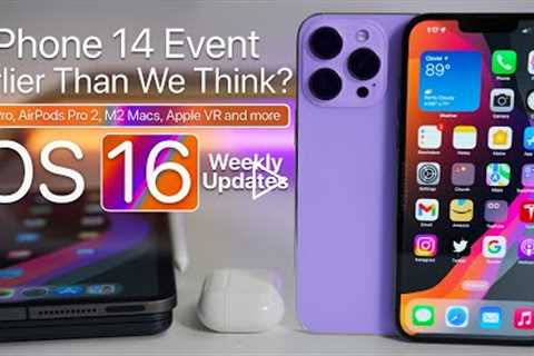 iPhone 14 Event Dates, iOS 16 releases, Apple Watch, iPhone 14, Deals and more