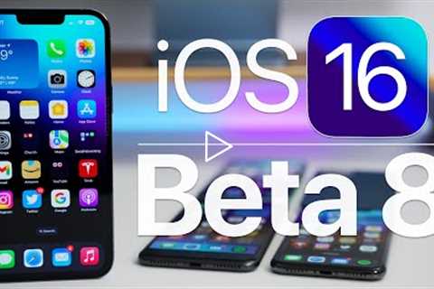 iOS 16 Beta 8 is Out! - What's New?