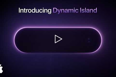 Introducing Dynamic Island on iPhone 14 Pro | Apple