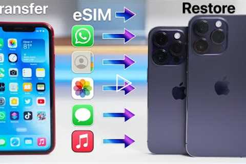 How to Transfer Everything to a New iPhone 14 and 14 Pro