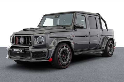 Brabus P 900 Rocket Is a Mercedes-AMG G63 Pickup Truck