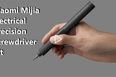 Xiaomi Mijia Electrical Precision Screwdriver Kit Type C Rechargeable Magnetic Aluminum Case Review