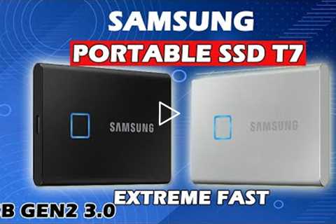 Samsung Portable SSD T7 Super Secure Crazy Fast 1TB Shock Resistance