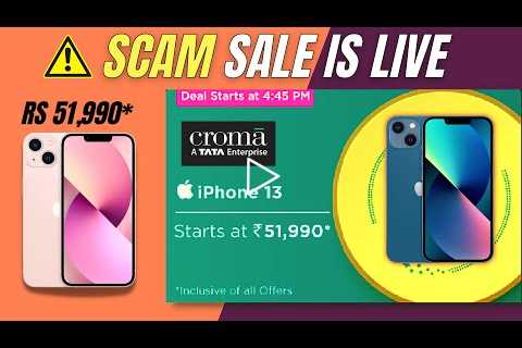 iPhone 13 @ Rs51,990 Huge Discount - Croma Festive offer Sale is Live