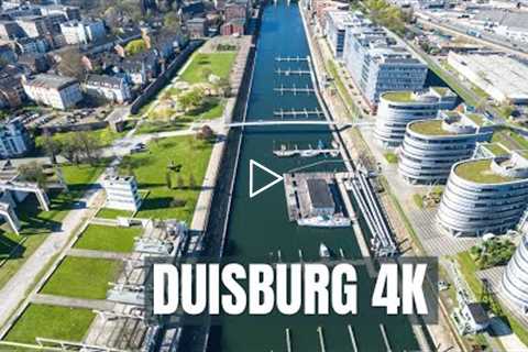 DUISBURG GERMANY BY DRONE 4K - DUISBURG AERIAL TOUR - DREAM TRIPS
