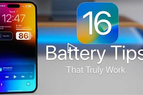 iOS 16 iPhone Battery Tips That Truly Work