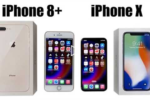 iOS 16 on Phone 8 Plus vs iPhone X SPEED TEST