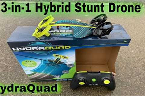 Hydra Quad 3-in-1 Hybrid Air To Water Stunt Drone