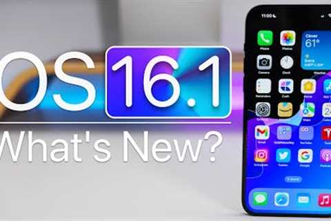 iOS 16.1 is Out! - What''''s New?