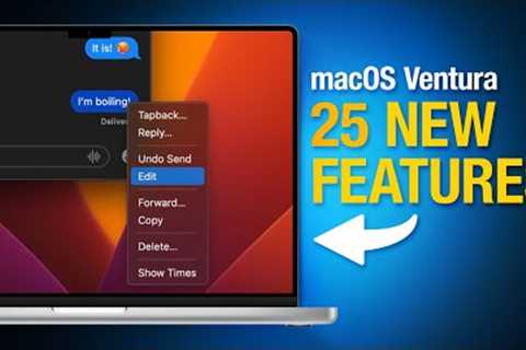 25 macOS Ventura Features You NEED to Know!