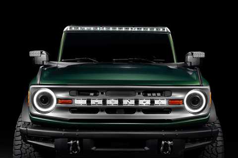 Oracle Lighting''s Ford Bronco Peripheral Light Bar Mounts Cleverly on the Side Mirrors