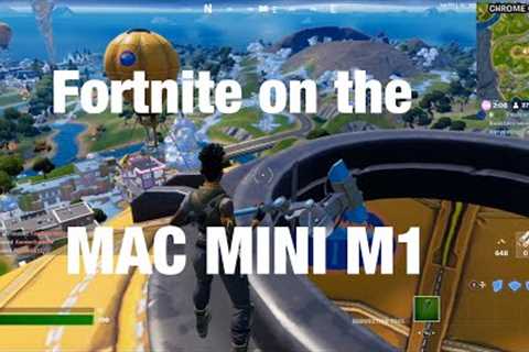 Fortnite on the Mac Mini M1 Using nVidia GeForce Now Cloud Gaming