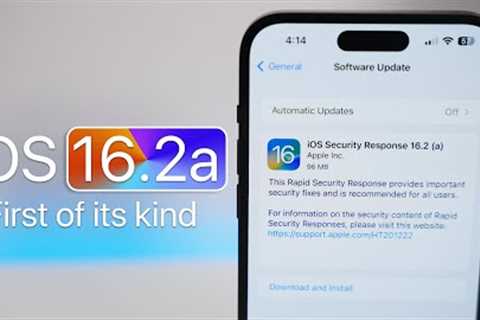 iOS 16.2 (a) Security Response is Out! - What''''s New?