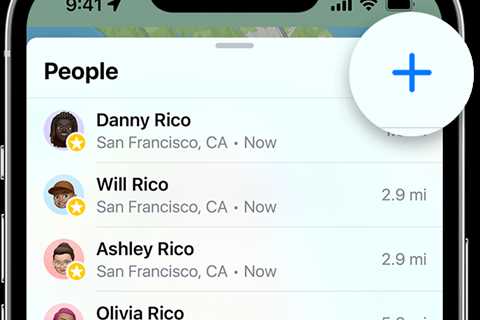 How to re-order the people in your Find My people list